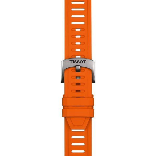 Tissot Men's T-TOUCH Connect Sport 44mm Orange Strap Watch