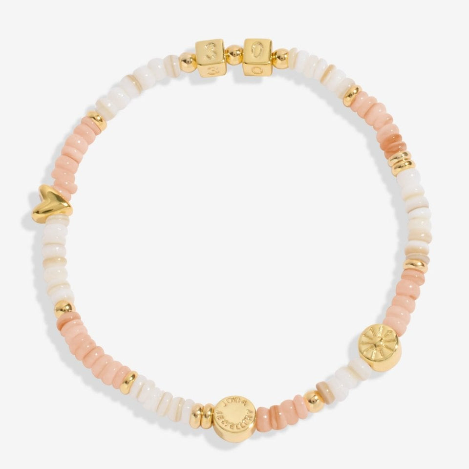Joma Jewellery Happy Little Moments '30th Birthday' Bracelet in Gold Plating