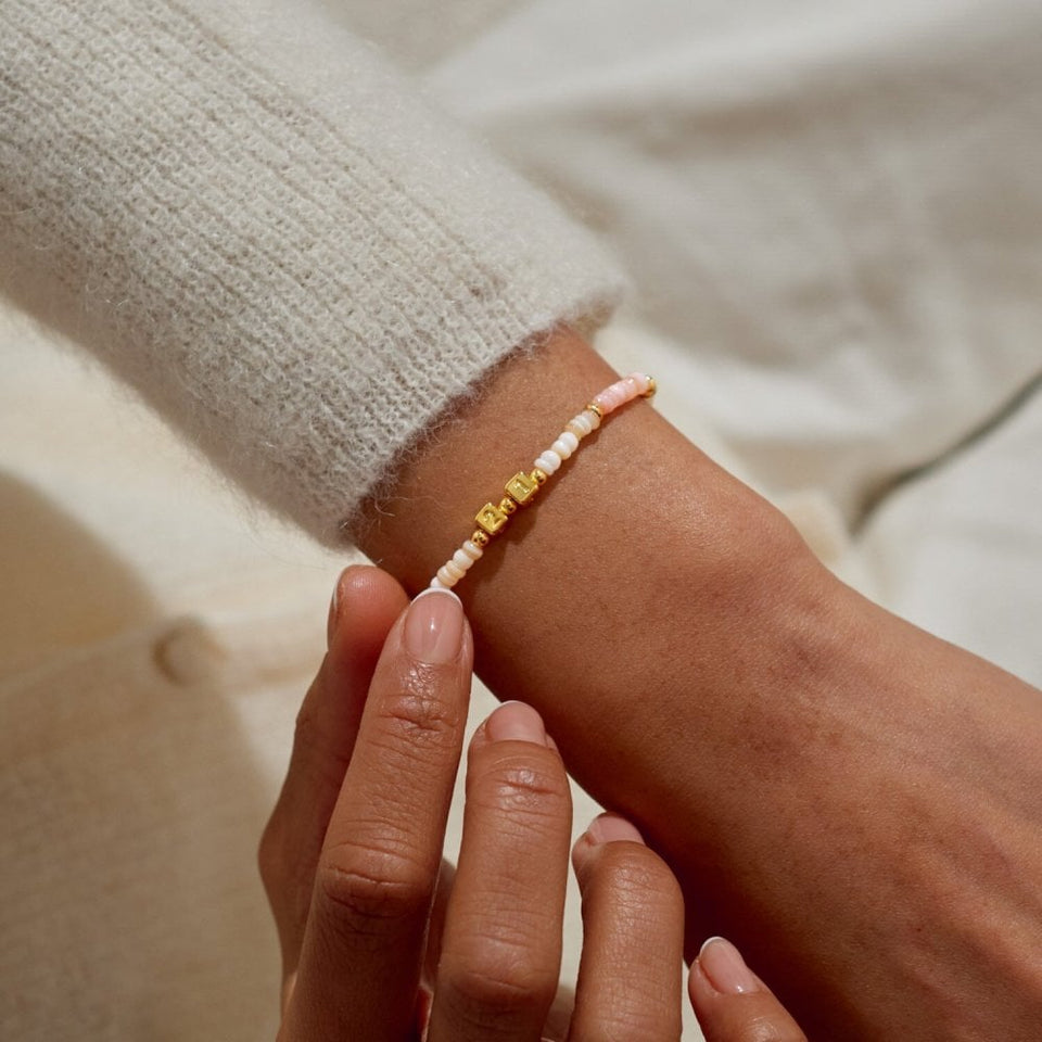 Joma Jewellery Happy Little Moments '21st Birthday' Bracelet in Gold Plating