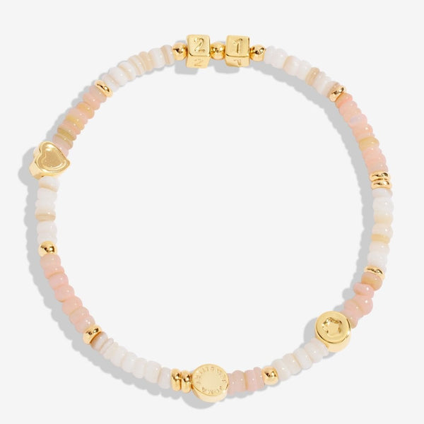 Joma Jewellery Happy Little Moments '21st Birthday' Bracelet in Gold Plating