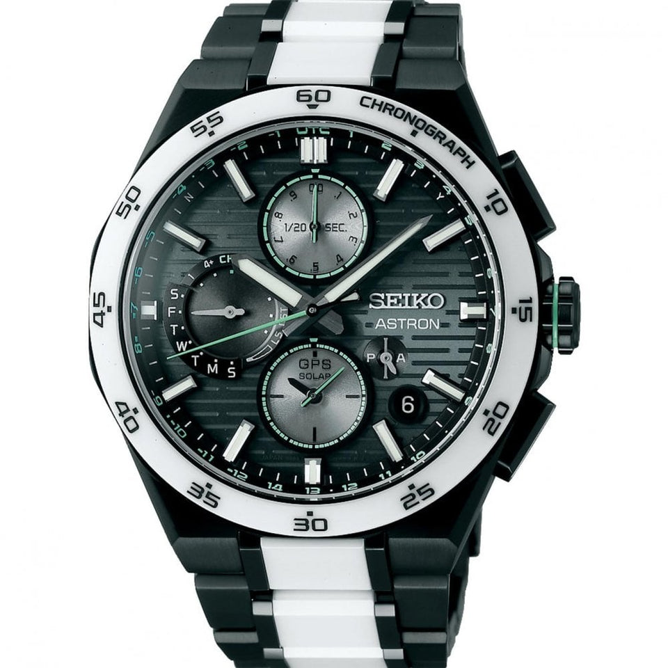 Seiko Astron Men's GPS Solar Monochrome Limited Edition Watch (XXXX/1200)