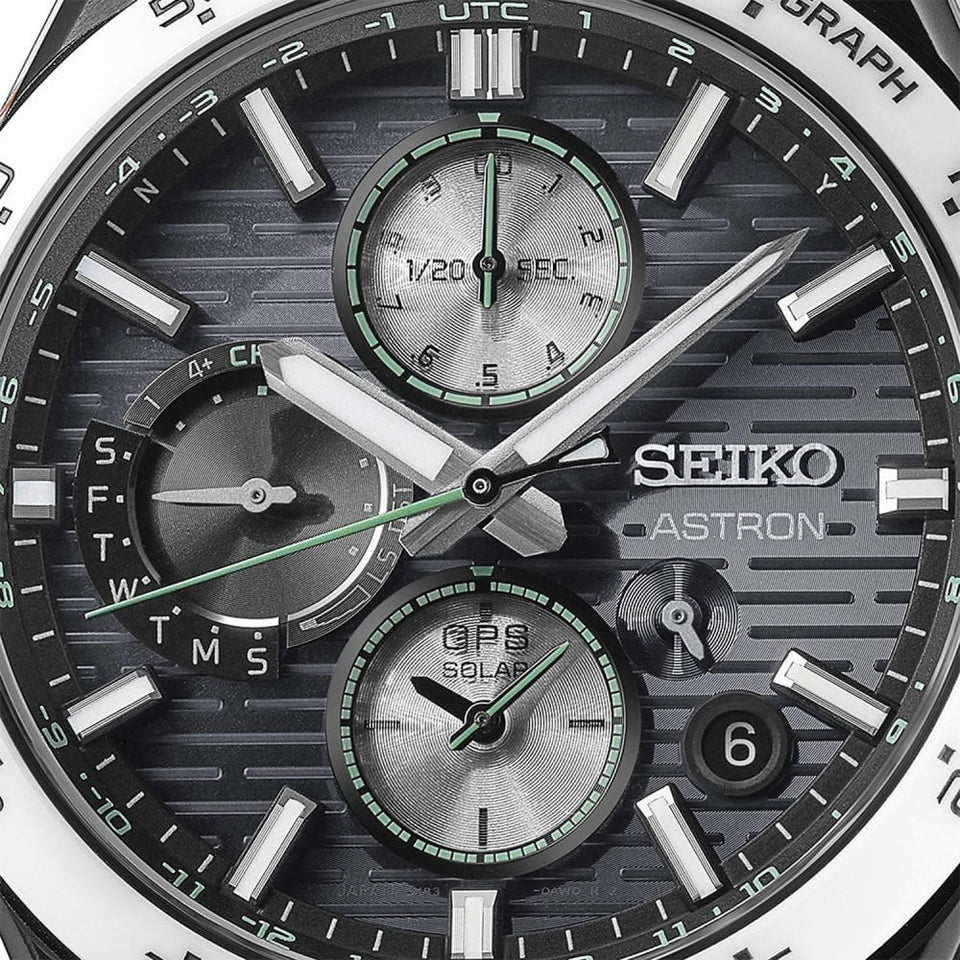 Seiko Astron Men's GPS Solar Monochrome Limited Edition Watch (XXXX/1200)