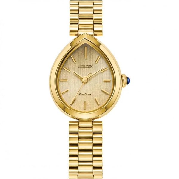 Citizen Ladies L Rainell Gold Toned Eco Drive Bracelet Watch