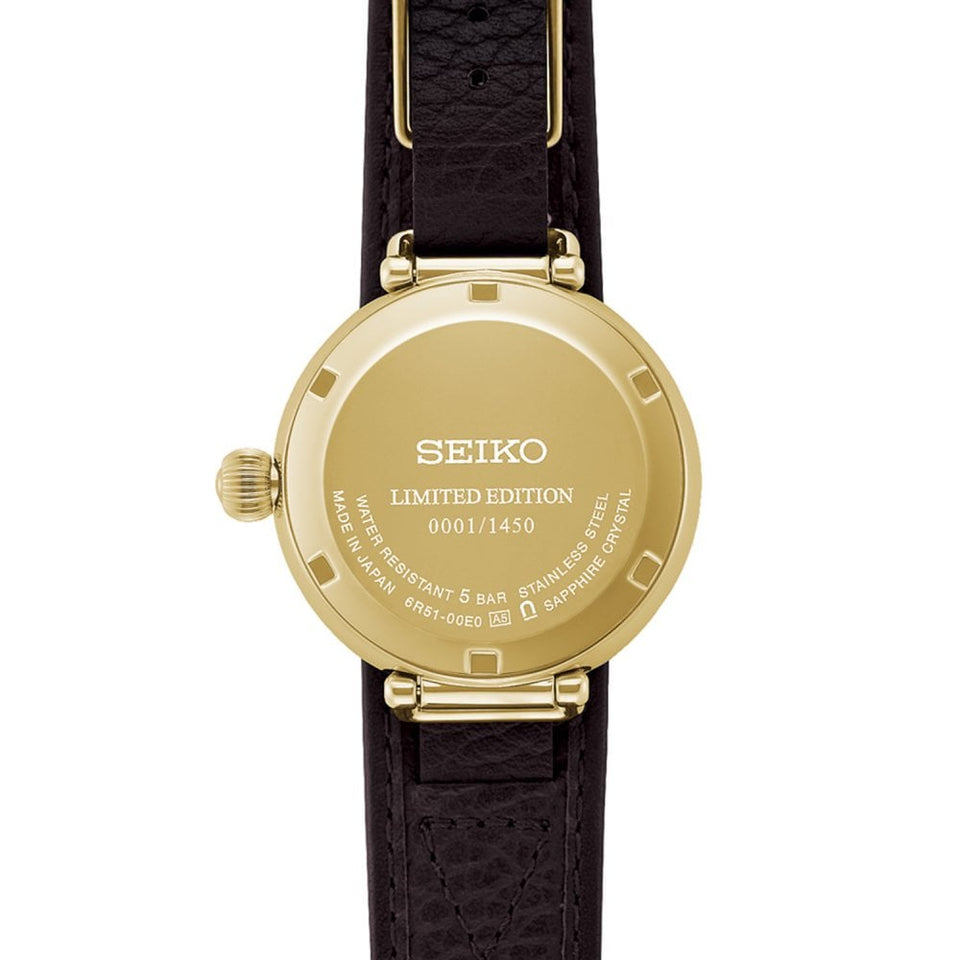 Seiko Presage Limited Edition 145th Anniversary Enamel ‘Timekeeper’ Leather Strap Watch (XXXX/1450)