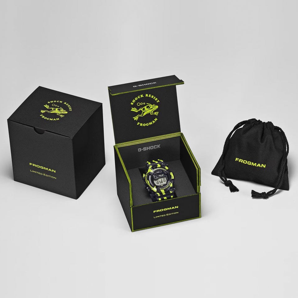 Casio G-Shock MASTER OF G FROGMAN 'The Poison Frog' Limited Edition Watch