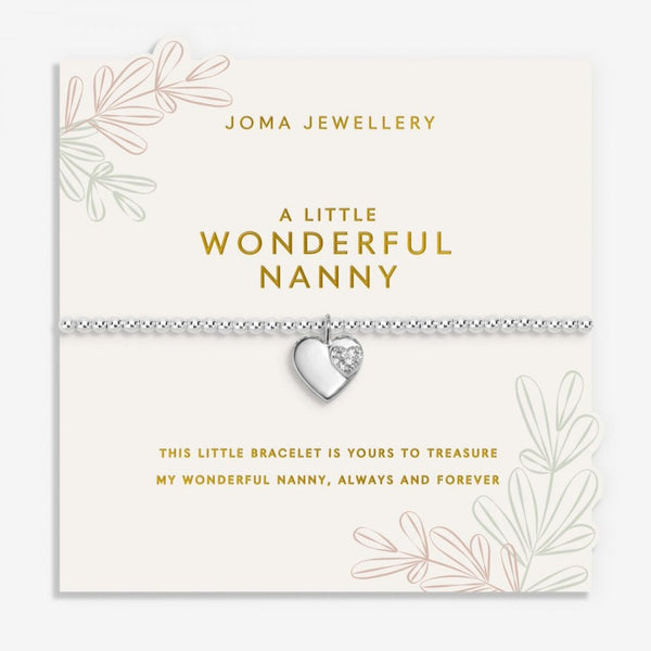 Joma Jewellery A Little 'Wonderful Nanny' Bracelet