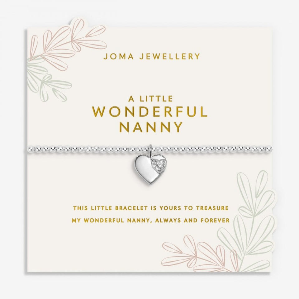 Joma Jewellery A Little 'Wonderful Nanny' Bracelet