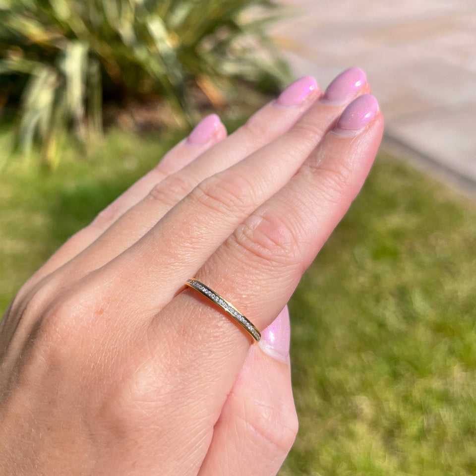 Francis & Gaye 18ct Full Diamond Eternity Ring