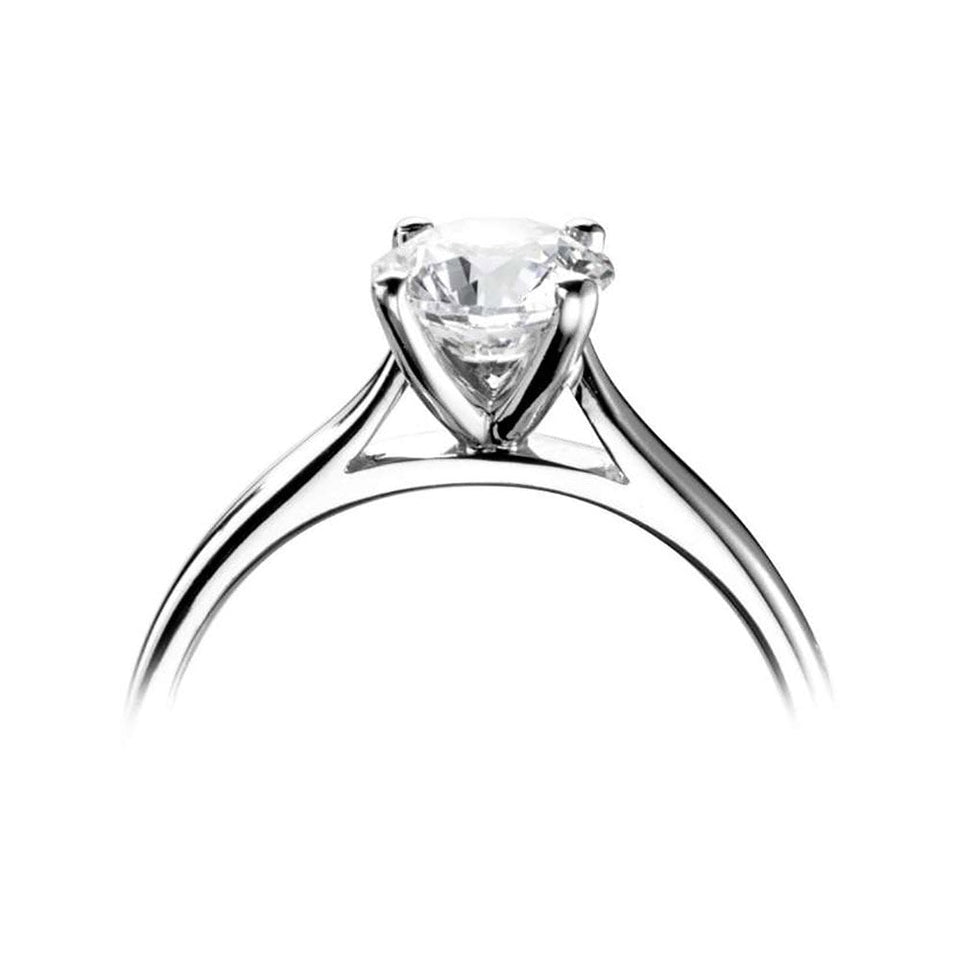 Francis & Gaye 18ct White Gold 1ct Round Brilliant Diamond Ring, IGI Certified