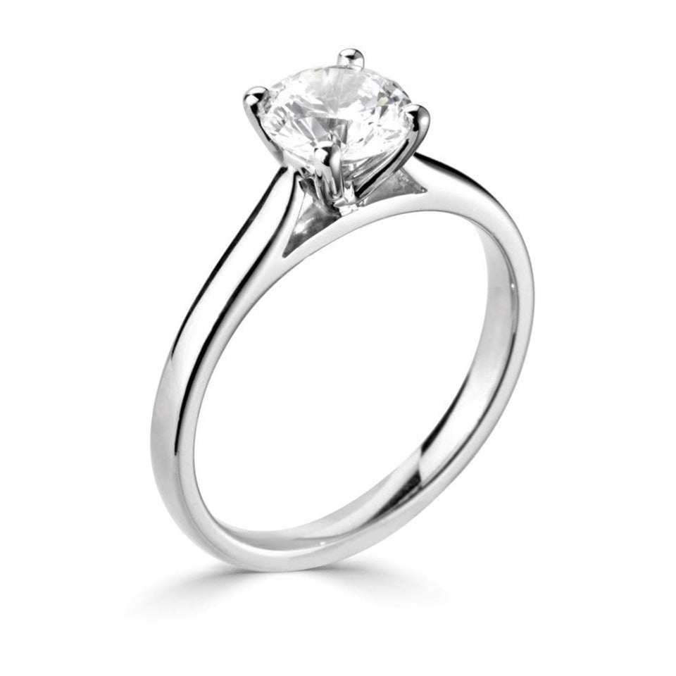 Francis & Gaye 18ct White Gold .30ct Round Brilliant Diamond Ring, GIA Certified