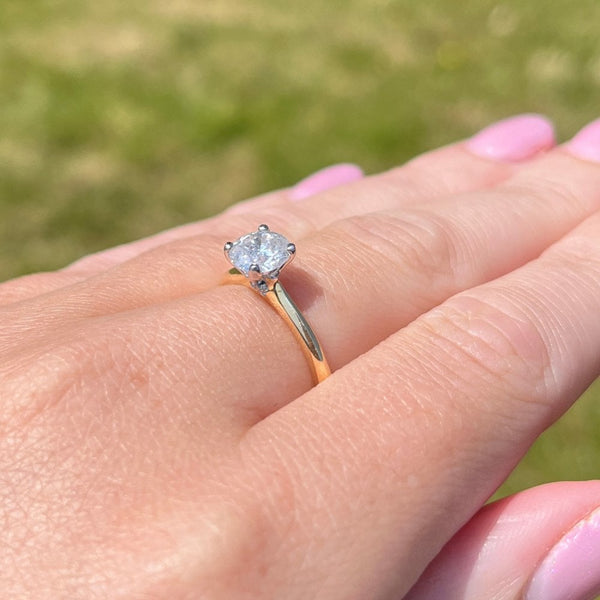 Francis & Gaye 18ct Yellow Gold 1.02ct Diamond Solitaire Ring