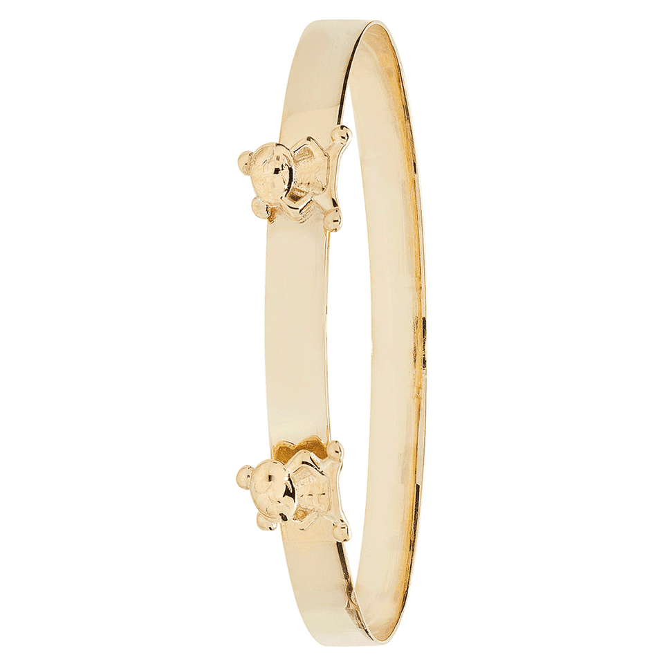 Francis & Gaye 9ct Yellow Gold Babies Bear Bangle