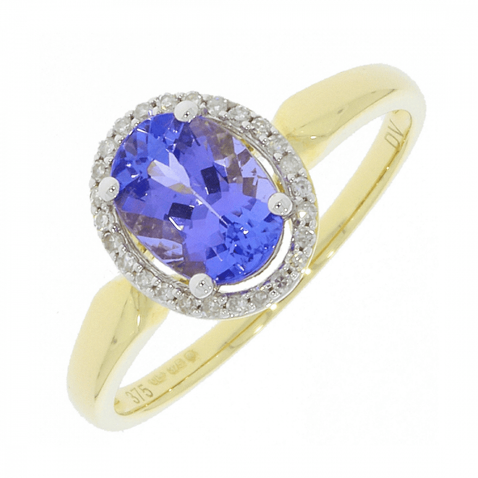 Francis & Gaye 9ct Yellow Gold Tanzanite Ring