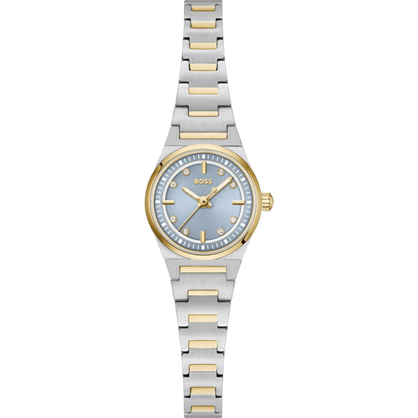 BOSS Ladies Candor Gracey Blue Dial Two Tone Watch