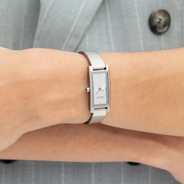 BOSS Ladies Lucy Allure Silver Dial Bracelet Watch