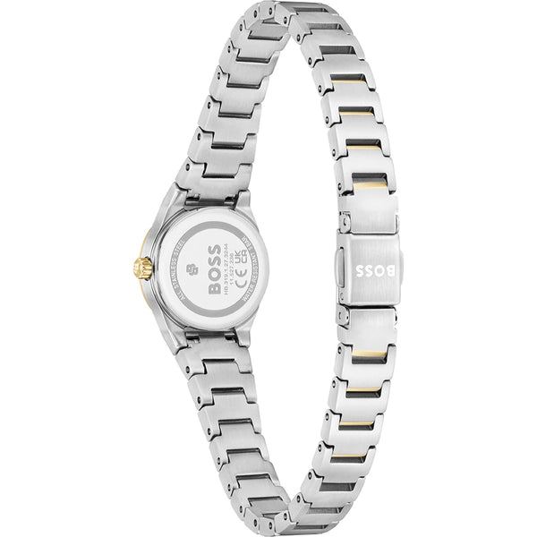 BOSS Ladies Candor Gracey Blue Dial Two Tone Watch