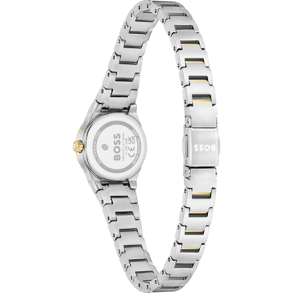 BOSS Ladies Candor Gracey Blue Dial Two Tone Watch