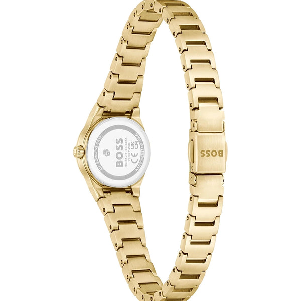 BOSS Ladies Candor Gracey Gold Tone Bracelet Watch