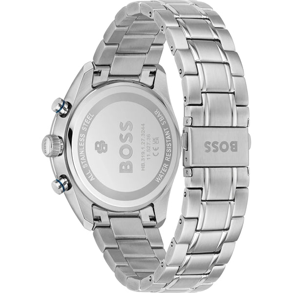BOSS Men's Grand Prix Vitesse Blue Dial Bracelet Watch