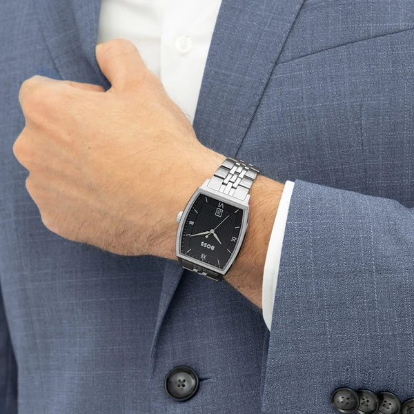 BOSS Men's Principle Ark Black Dial Bracelet Watch