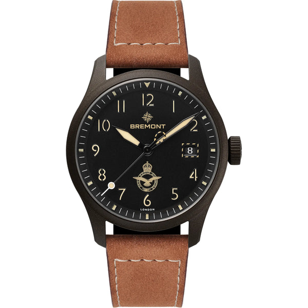 Bremont Men's HMAF Altitude 39mm Leather Watch