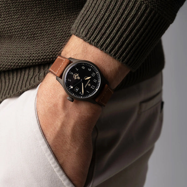Bremont Men's HMAF Altitude 39mm Leather Watch