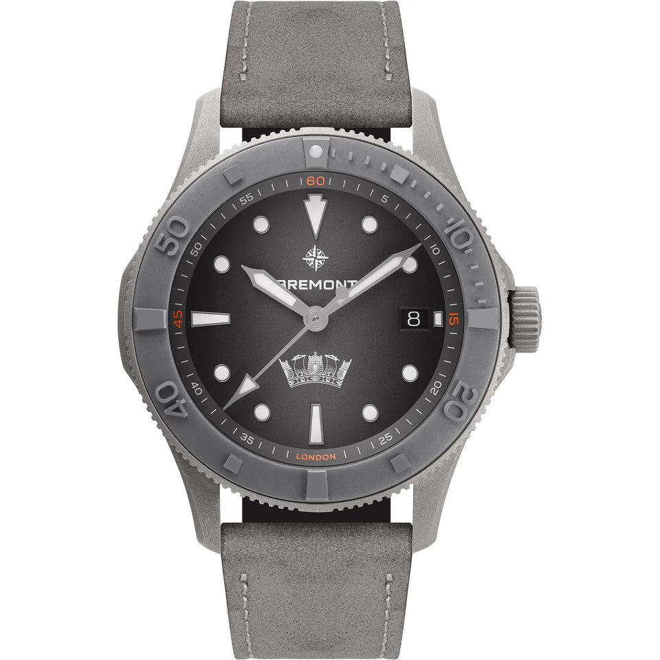 Bremont HMAF Supermarine 40mm Date Men's Leather Watch