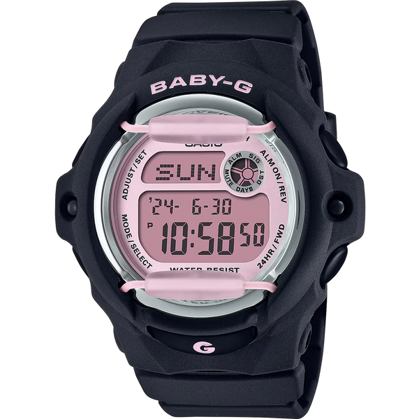 Casio G-Shock Ladies Baby-G Pink and Black Digital Watch