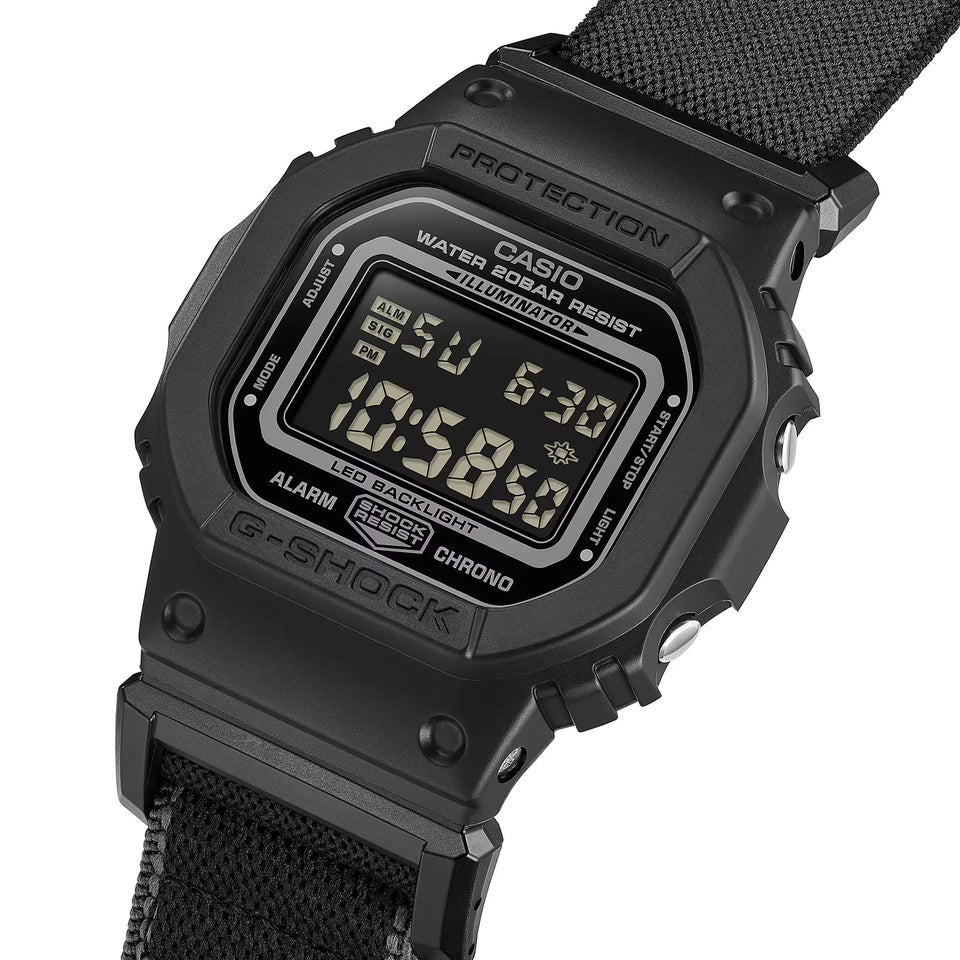 Casio G-Shock FIDLOCK® Buckle 43mm All Black Performance Watch