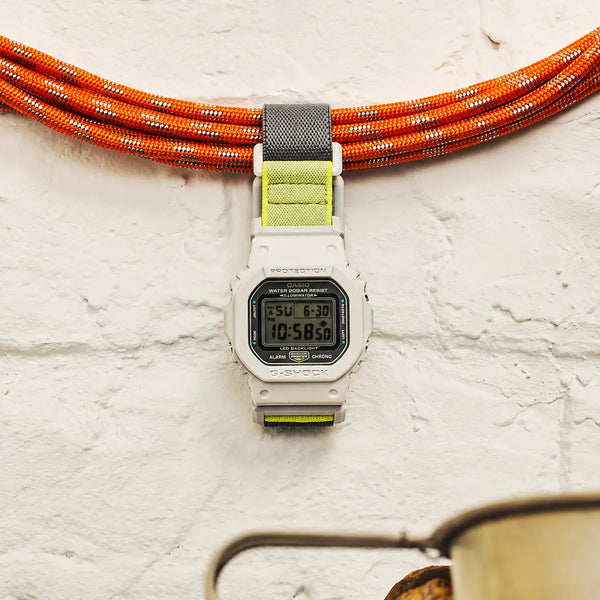 Casio G-Shock FIDLOCK® Buckle 43mm Light Grey Performance Watch