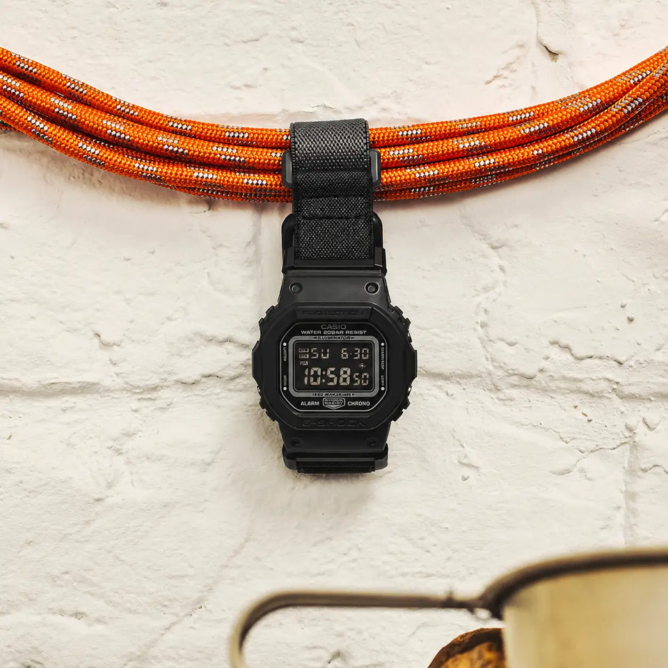 Casio G-Shock FIDLOCK® Buckle 43mm All Black Performance Watch