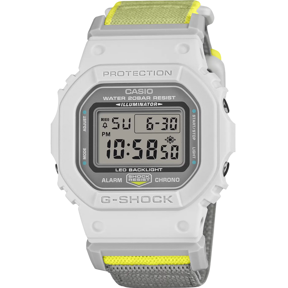 Casio G-Shock FIDLOCK® Buckle 43mm Light Grey Performance Watch