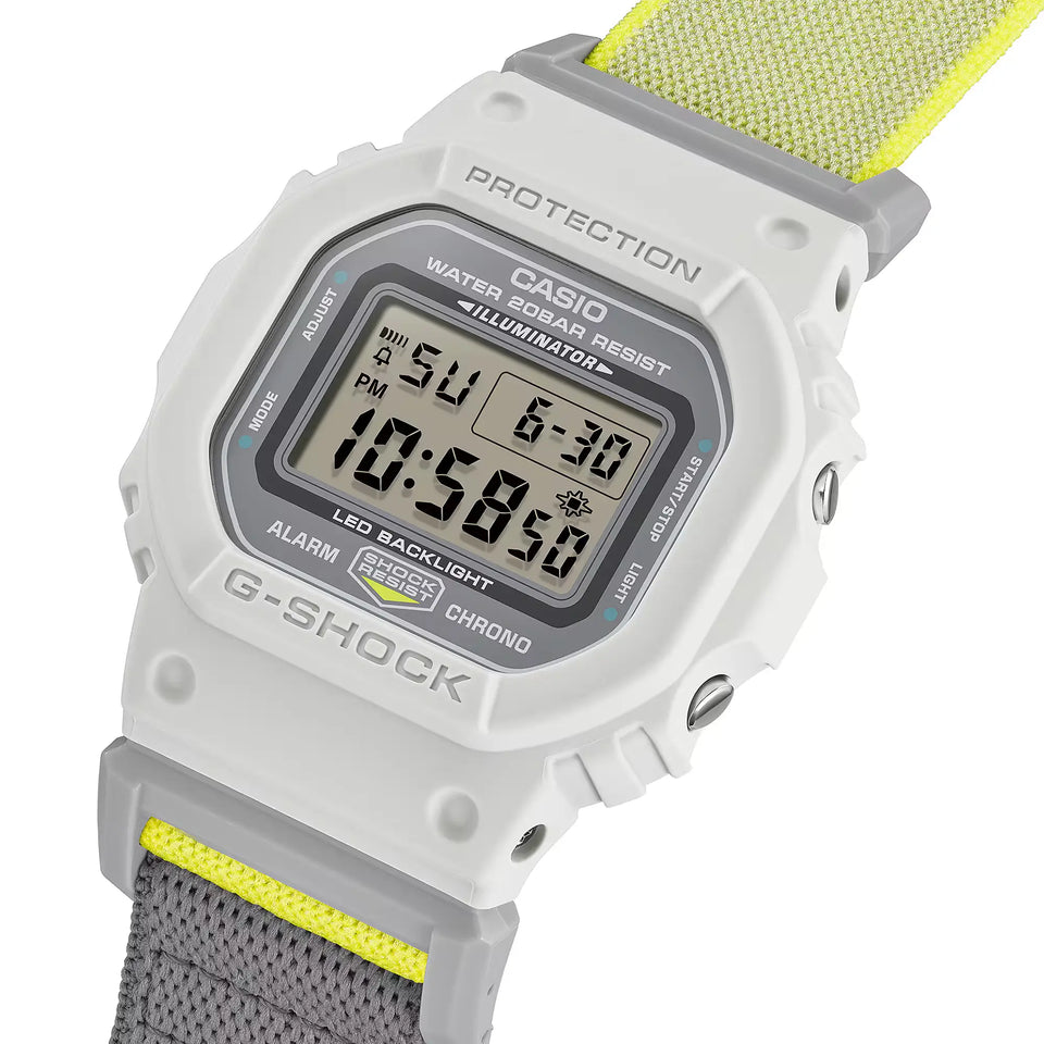Casio G-Shock FIDLOCK® Buckle 43mm Light Grey Performance Watch