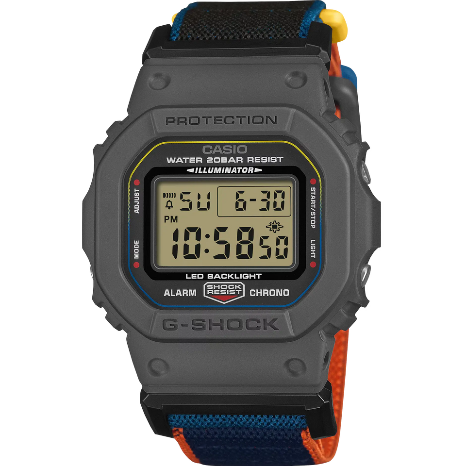 Casio G-Shock FIDLOCK® Buckle 43mm Multi-Colour Performance Watch