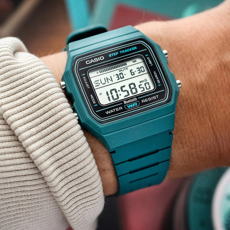 Casio Classic Digital 38mm Men's Green Watch