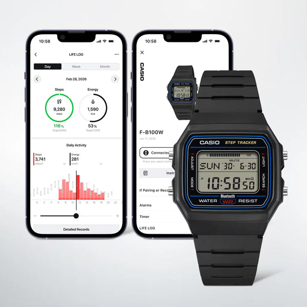 Casio Classic Digital 38mm Men's Green Watch