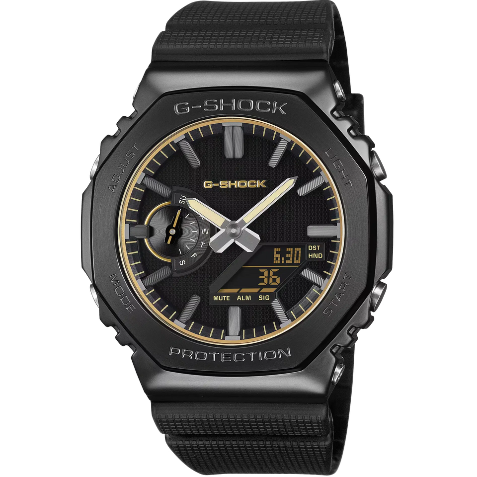 Casio G-Shock G-STEEL 2100 Series 44mm Deep Black Watch
