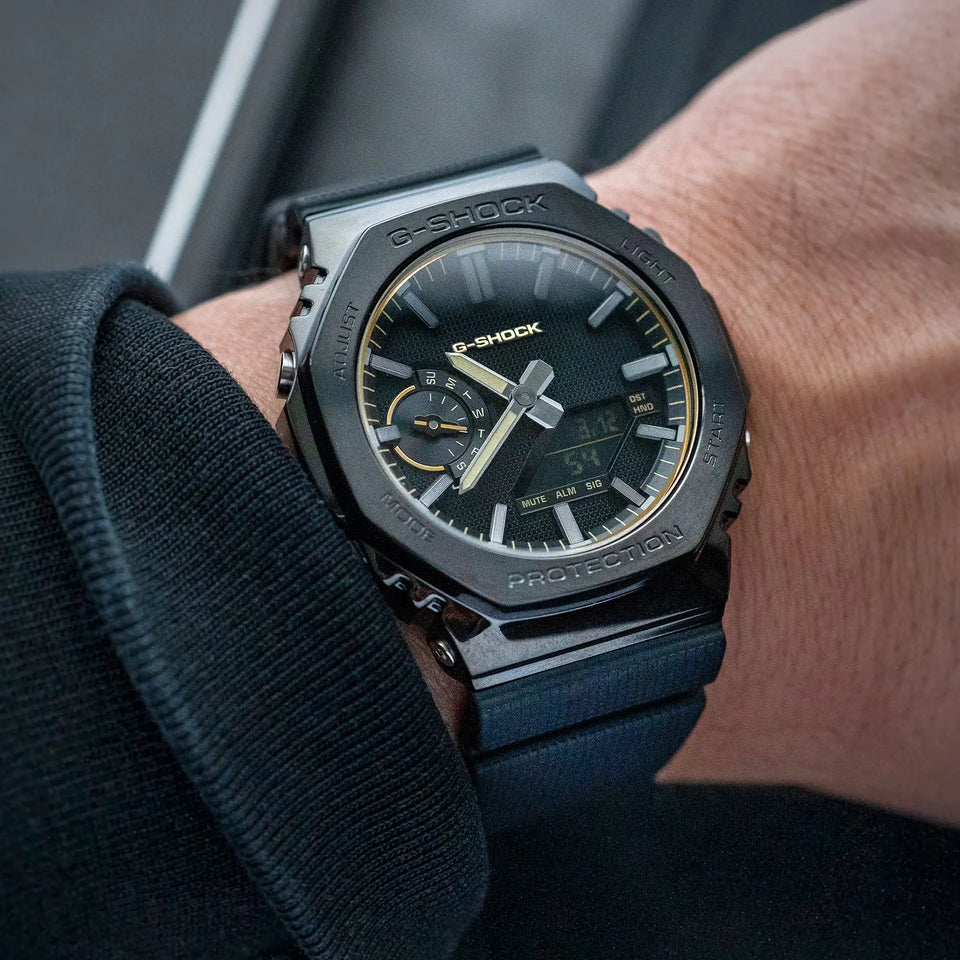 Casio G-Shock G-STEEL 2100 Series 44mm Deep Black Watch