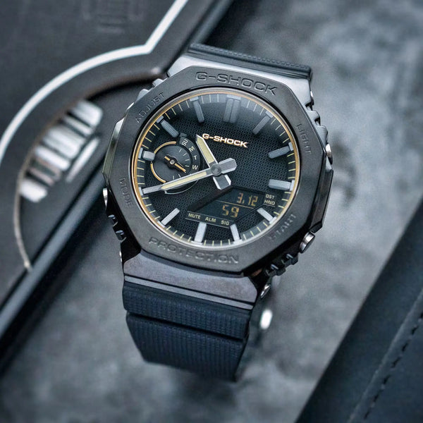 Casio G-Shock G-STEEL 2100 Series 44mm Deep Black Watch