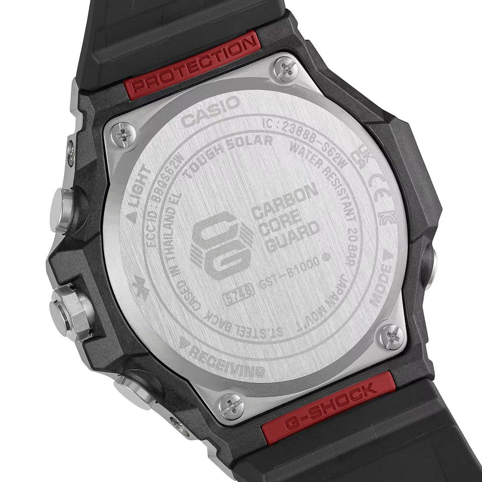 Casio G-Shock G-Steel Men's 44mm Black Dial Tough Solar Watch