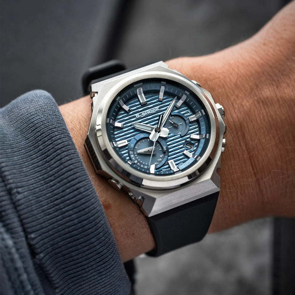 Casio G-Shock G-Steel Men's 44mm Blue Dial Tough Solar Watch