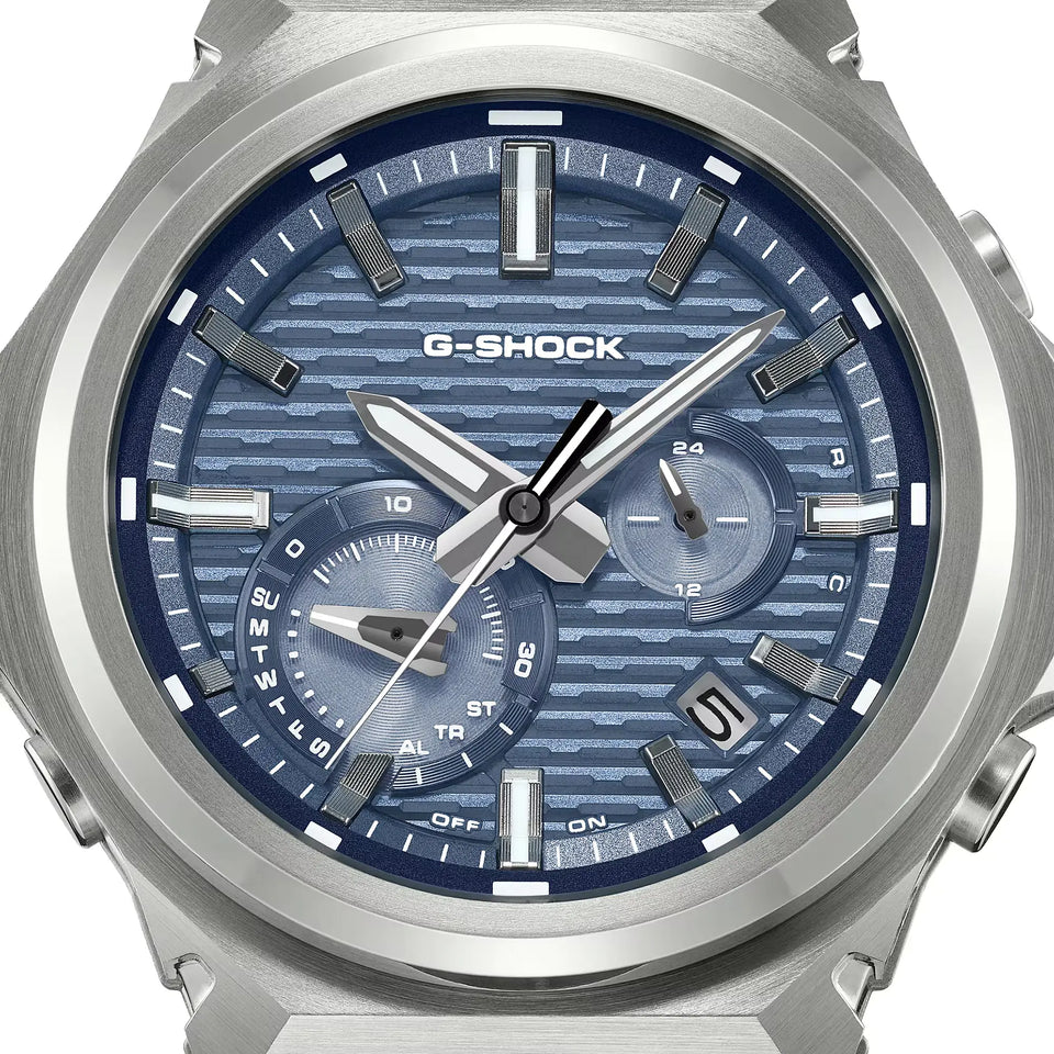 Casio G-Shock G-Steel Men's 44mm Blue Dial Tough Solar Watch