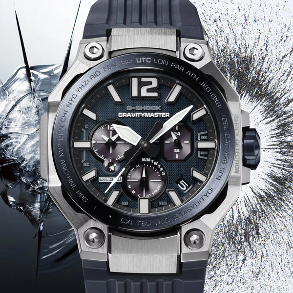 Casio G-Shock MASTER OF G GRAVITYMASTER 47mm Black Solar Watch