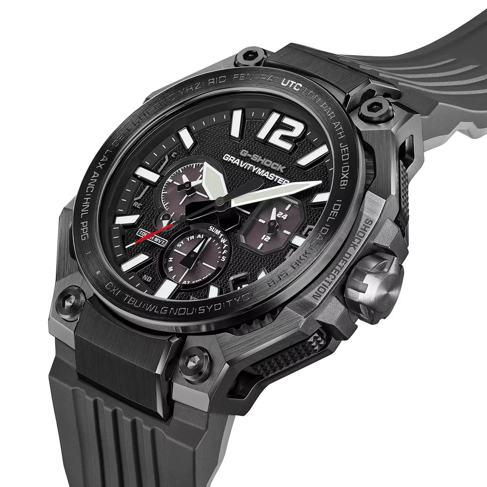 Casio G-Shock MASTER OF G GRAVITYMASTER 47mm Black Solar Watch