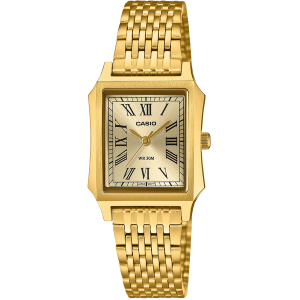 Casio Ladies 24mm Rectangular Dial Elegant Watch