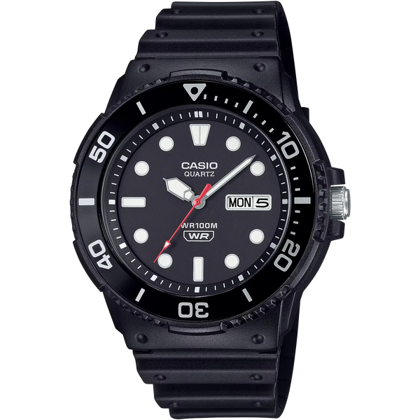 Casio Marine Inspired Full Black 45mm Watch