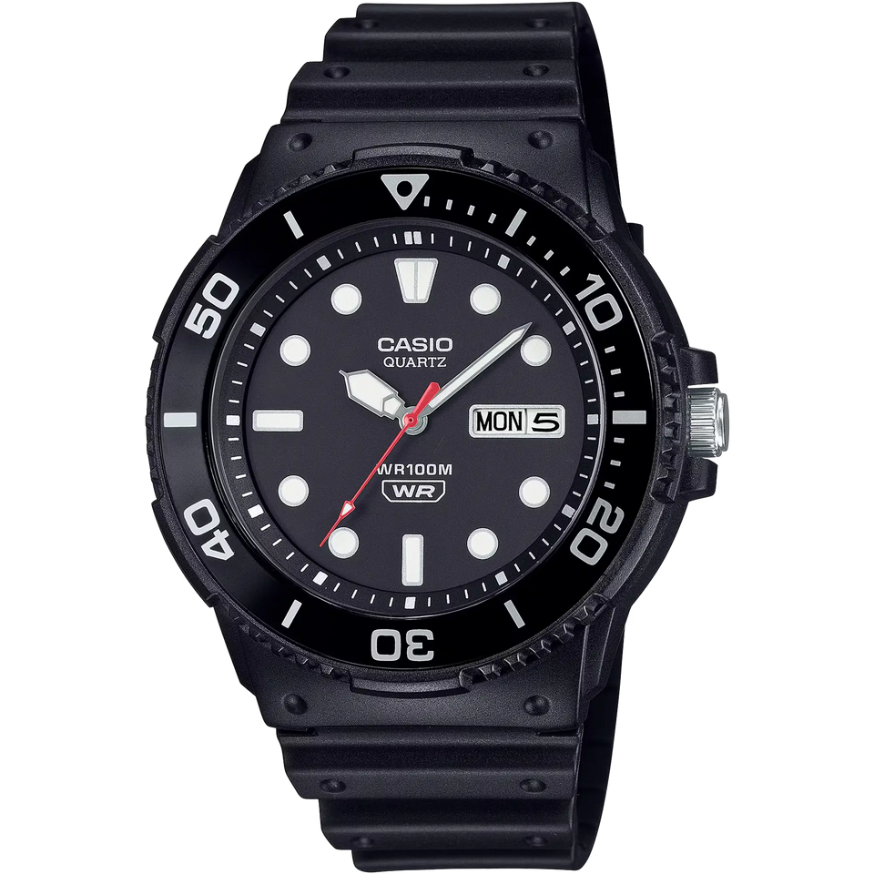 Casio Marine Inspired Full Black 45mm Watch