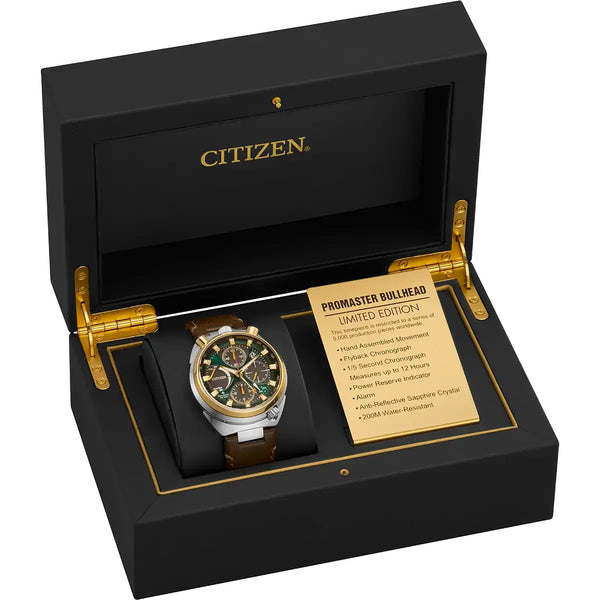 Citizen Limited Edition Promaster Bullhead Racing Leather Strap Watch