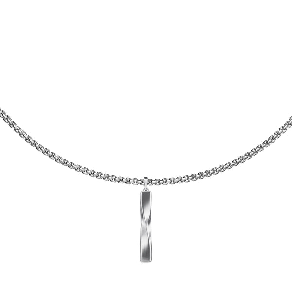 Emporio Armani Men's Iconic Trend Twisted Stainless Steel Necklace