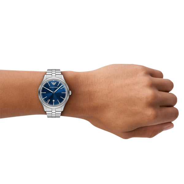 Emporio Armani Men's Dario Blue Dial 41mm Bracelet Watch
